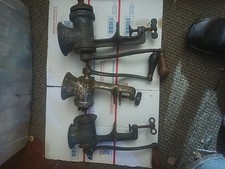 3 Vintage Universal Food and Meat Chopper / Grinders