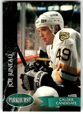 Joe Juneau Boston Bruins 1993 Parkhurst Hockey Card #2 Calder Candidate nm