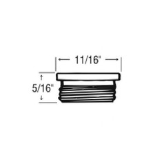 Faucet Doctor 30068LFFD 5/8" x 18T Brass Bibb Seat for Union Brass