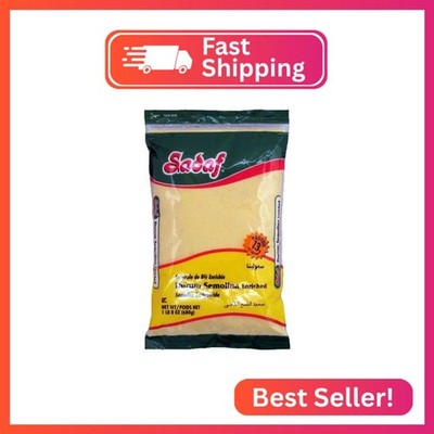 Sadaf Durum Semolina Fine - Enriched Durum Semolina for Cooking & Baking - Semol