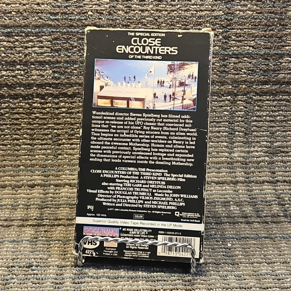 Close Encounters of the Third Kind Special Edition VHS 1988 Goodtimes  - Image 2 of 4