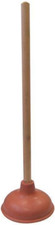 Supply Guru Heavy Duty Force Cup Rubber Toilet Plunger with a Long Wooden Handle