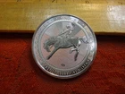 Bronc Rider Scottsdale Mint One 1 Oz .999 Silver Bullion Round - No Reserve