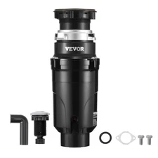 Garbage Disposal 1/2HP Continuous Food Waste Disposer 3450RPM EZ Connect Corded