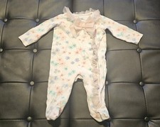 Baby Girl 3 To 6 Month Sleeper Footed Pjs Sleep N Play Euc