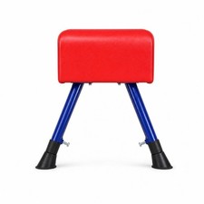 Black Foot Caps Upholstered Adjustable Vaulting Horse Training Horse