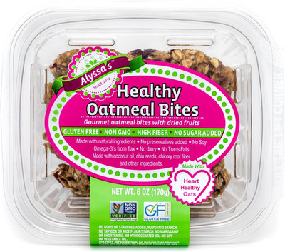 Alyssa S Oatmeal Bites   Gluten Free Cookies, Healthy Snacks from the Bakery   S