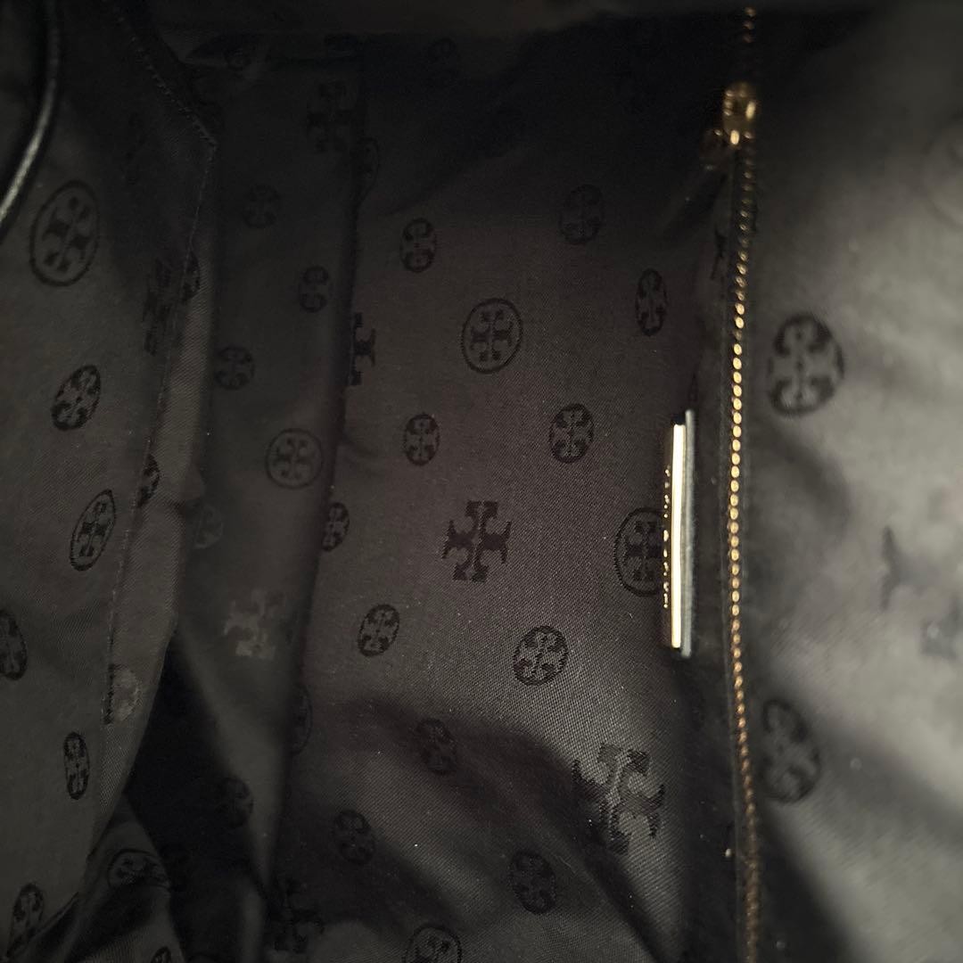 Tory Burch Fleming Backpack Leather Quilting Embo… - image 14