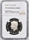 2025 S Kennedy Half Dollar 50C NGC PROOF PF70 Ultra Cameo