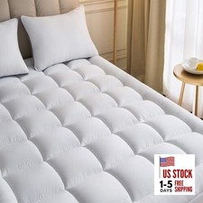 Niagara Mattress Topper - Pillow Top Mattress Cover Quilted Full Microfiber