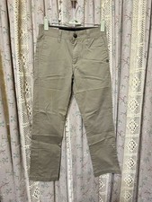 Volcom Boys Chino Pants Size 10 25 Waist Khaki Skate Casual Youth
