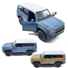 5 Inch Land Cruiser 250 Toy Car Model Diecast Toy Vehicle Doors Open Pull Back