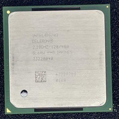 Intel Celeron CPU core 2.2ghz 128KB 400Mhz Socket Processor SL6RW 