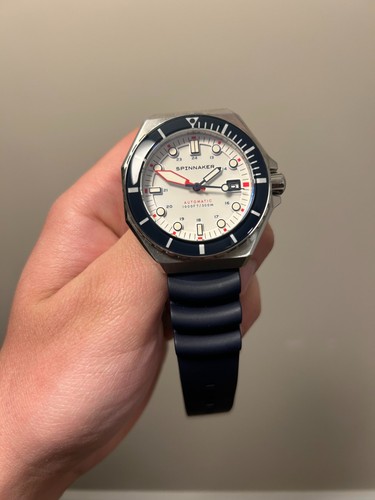 Spinnaker Dumas 4th of July Limited Edition Automatic Diver Watch 300M Two Strap