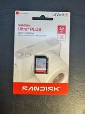SanDisk Ultra PLUS SDHC UHS-I 32GB Class 10 High Speed Memory Card