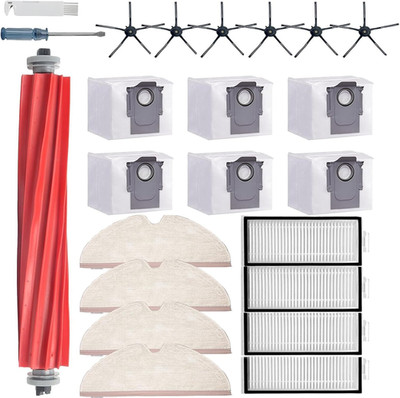 21 Pcs Q7 Max Replacement Parts，For Roborock Q7 / Q7+ / Q7 Max / Q7 Max+ Vacuum