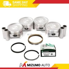 Pistons W Rings Fit 01-05 Honda Civic Dx Lx 1.7l Dohc D17a1 Pistons W Rings Fit 01-05 Honda Civic Dx Lx 1.7l Dohc D17a1
