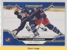 2018-19 Upper Deck Compendium Blue Jordan Schroeder #125 READ 0w6