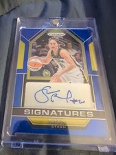 2023 Panini Prizm WNBA - Signatures Sue Bird #SG-SBD Blue Prizm /49 (AU)