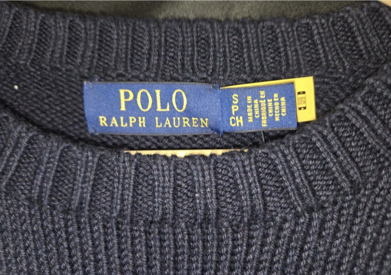 Ralph Lauren Small Polo Bear Sweater Navy Blue thumbnail 5