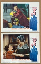 THESE THREE &lsquo;36 JOEL McCREA MIRIAM HOPKINS TWO LOBBY CARDS