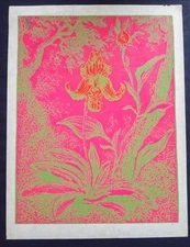 Poster # 6 RARE Psychedelic 1960’s Black Light Poster~ Hambly Studios *Excellent