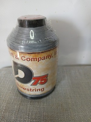 Brownell D75 Bowstring Material 1/4# Spool GRAY