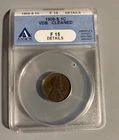 1909 S VDB WHEAT CENT ANACS F15 DETAILS- KEY DATE - WHEAT PENNY - 1C