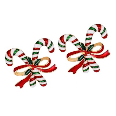  2 Pcs Broschen Für Kleidung Schmuck Strassstaschin Weihnachtsbrosche