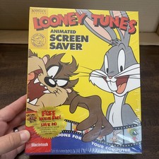 1995 Looney Tunes Animated Screen Saver With Mouse Pad New