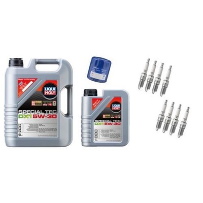 Ölwechsel Satz 6L Liqui Moly 5W-30 Ölfilter für Hummer H2 6.0L Bj. 03-06