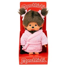 Monchhichi Bathrobe Girl 7" Plush Doll Toy Gifts for Kids, Girls