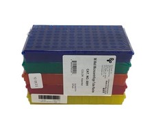 (5/Pk) BP BIO PLAS 96-Well Microcentrifuge Tube Racks Assorted Color Pack 0091