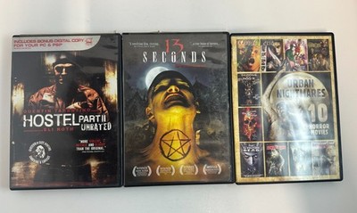 Horror DVD Bundle   4 Disc Lot   Hostel Part II (Unrated), 13 Seconds, Urban Nig