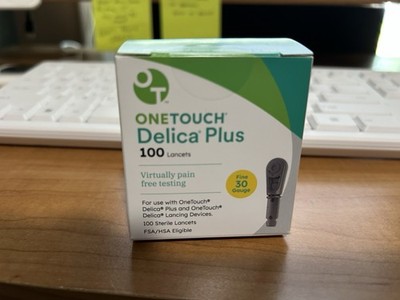 OneTouch Delica Plus 30G Lancets (Pack of 100 Units) Exp 2029-07-31