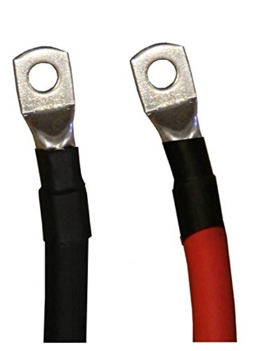 Corrosion-Proof 4/0 AWG Battery Cables - 2 Ft Red & Black for Solar, RV, Car - Image 4 of 4