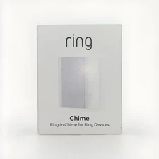 2 Ring Door Chime White Plug-in Chime for Ring Devices NEW SEALED AUTHENTIC
