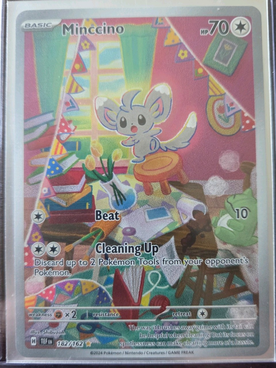 Minccino 182/162 Pokémon TCG Temporal Forces