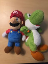 Super Mario And Yoshi Plushies