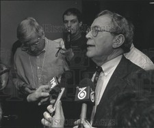 1992 Press Photo Lawyer Kenneth Murray criticizes Fire and Police Commission