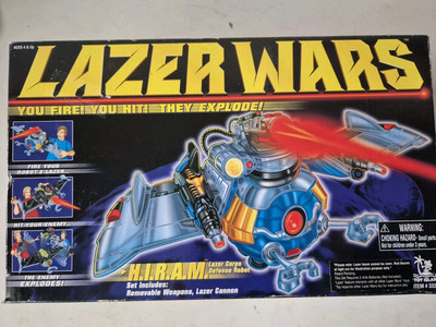 Lazer Wars H.I.R.A.M Alien Spaceship Vehicle 33302 Toy Island 1998 Hiram