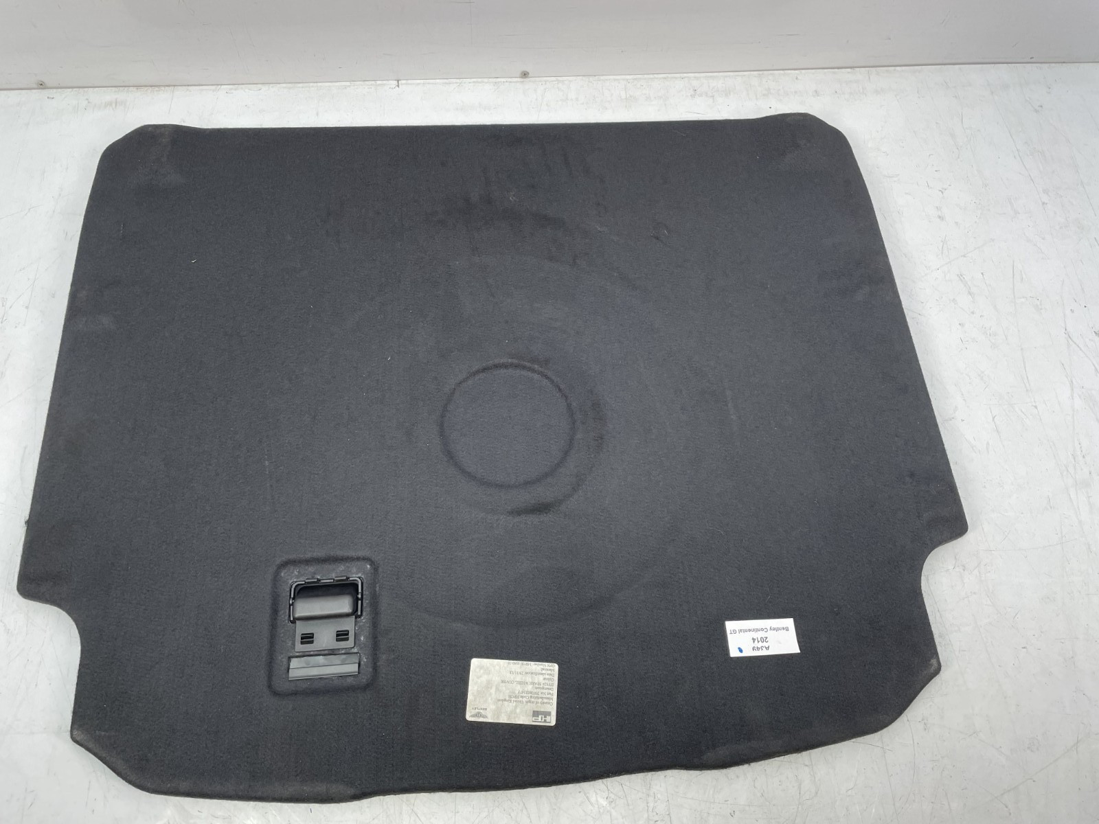 ✅ 03-17 OEM Bentley Continental GT Boot Floor Spare Wheel Cover Black