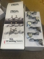 Set of 6 PRS SE Non-Locking Tuners Tuning Machines Chrome 3 x 3 SE Custom 24