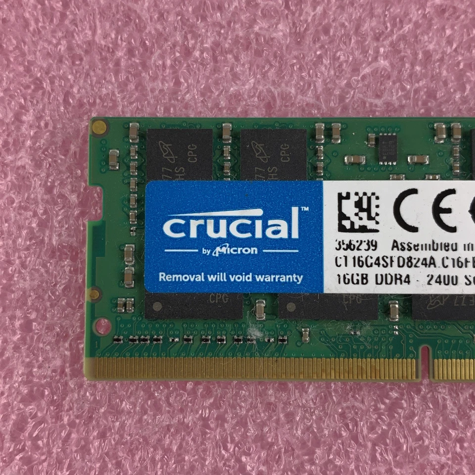 Crucial CT16G4SFD824A.C16FE 16 GB  DDR4 240MHz PC4-19200 Laptop Memory RAM - Image 3 of 4