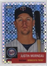 2022 Topps Chrome Platinum Anniversary X-Fractor Justin Morneau #453 13cr