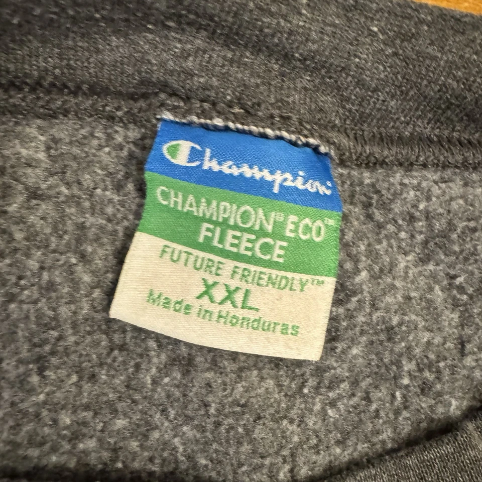 Seton Hall Pirates Sweatshirt Mens 2XL Gray Fleece Pullover Long Sleeve Champion - Image 4 of 4