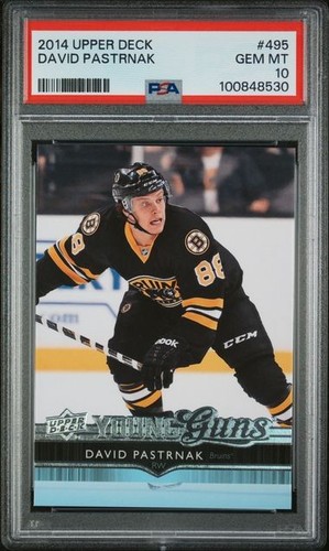 David Pastrnak #495 2014 Upper Deck card