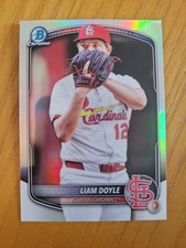 2025 Topps Bowman Draft Chrome Image Variation Liam Doyle Cardinals SSP