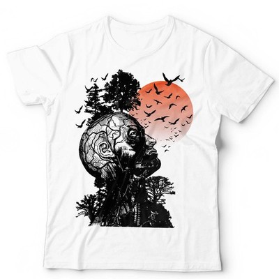 Kater Alan T-Shirt Unisex Mensch Baum Film Nacht Film Hirsch Do Cosplay Retro