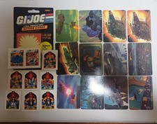 G.I.JOE Action Cards 1986 Hasbro Milton Bradley Lot of 12 cards plus 9 stickers